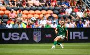 29 June 2025; Chloe Mustaki of Republic of Ireland before the women's international friendly match between the USA and Republic of Ireland at TQL Stadium in Cincinnati, Ohio, USA. Photo by Stephen McCarthy/Sportsfile