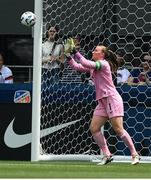 29 June 2025; Republic of Ireland goalkeeper Courtney Brosnan during the women's international friendly match between the USA and Republic of Ireland at TQL Stadium in Cincinnati, Ohio, USA. Photo by Stephen McCarthy/Sportsfile