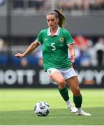 29 June 2025; Chloe Mustaki of Republic of Ireland during the women's international friendly match between the USA and Republic of Ireland at TQL Stadium in Cincinnati, Ohio, USA. Photo by Stephen McCarthy/Sportsfile