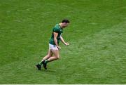 29 June 2025; Jordan Morris of Meath celebrates a second half point during the GAA Football All-Ireland Senior Championship quarter-final match between Meath and Galway at Croke Park in Dublin. Photo by Daire Brennan/Sportsfile