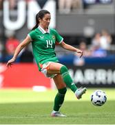 29 June 2025; Marissa Sheva of Republic of Ireland during the women's international friendly match between the USA and Republic of Ireland at TQL Stadium in Cincinnati, Ohio, USA. Photo by Stephen McCarthy/Sportsfile
