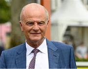 29 June 2025; Trainer Edward Lynam after sending out Keke to win the Dubai Duty Free Rockingham Handicap during day three of the Dubai Duty Free Irish Derby Festival at The Curragh Racecourse in Kildare. Photo by Matt Browne/Sportsfile