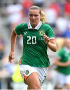 29 June 2025; Saoirse Noonan of Republic of Ireland during the women's international friendly match between the USA and Republic of Ireland at TQL Stadium in Cincinnati, Ohio, USA. Photo by Stephen McCarthy/Sportsfile