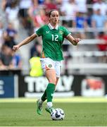 29 June 2025; Anna Patten of Republic of Ireland during the women's international friendly match between the USA and Republic of Ireland at TQL Stadium in Cincinnati, Ohio, USA. Photo by Stephen McCarthy/Sportsfile