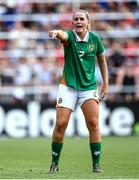 29 June 2025; Jessie Stapleton of Republic of Ireland during the women's international friendly match between the USA and Republic of Ireland at TQL Stadium in Cincinnati, Ohio, USA. Photo by Stephen McCarthy/Sportsfile
