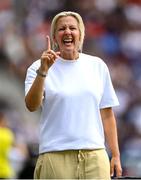 29 June 2025; Republic of Ireland head coach Carla Ward during the women's international friendly match between the USA and Republic of Ireland at TQL Stadium in Cincinnati, Ohio, USA. Photo by Stephen McCarthy/Sportsfile