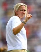 29 June 2025; Republic of Ireland head coach Carla Ward during the women's international friendly match between the USA and Republic of Ireland at TQL Stadium in Cincinnati, Ohio, USA. Photo by Stephen McCarthy/Sportsfile
