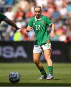 29 June 2025; Izzy Atkinson of Republic of Ireland during the women's international friendly match between the USA and Republic of Ireland at TQL Stadium in Cincinnati, Ohio, USA. Photo by Stephen McCarthy/Sportsfile