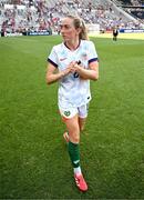 29 June 2025; Megan Connolly of Republic of Ireland after the women's international friendly match between the USA and Republic of Ireland at TQL Stadium in Cincinnati, Ohio, USA. Photo by Stephen McCarthy/Sportsfile
