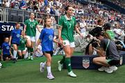 29 June 2025; Tyler Toland of Republic of Ireland before the women's international friendly match between the USA and Republic of Ireland at TQL Stadium in Cincinnati, Ohio, USA. Photo by Stephen McCarthy/Sportsfile