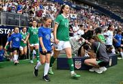 29 June 2025; Anna Patten of Republic of Ireland before the women's international friendly match between the USA and Republic of Ireland at TQL Stadium in Cincinnati, Ohio, USA. Photo by Stephen McCarthy/Sportsfile