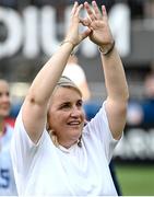 29 June 2025; United States head coach Emma Hayes after the women's international friendly match between the USA and Republic of Ireland at TQL Stadium in Cincinnati, Ohio, USA. Photo by Stephen McCarthy/Sportsfile