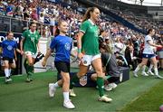 29 June 2025; Kyra Carusa of Republic of Ireland before the women's international friendly match between the USA and Republic of Ireland at TQL Stadium in Cincinnati, Ohio, USA. Photo by Stephen McCarthy/Sportsfile
