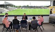 30 June 2025; Kilkenny manager Derek Lyng is interviewed during a Kilkenny Hurling Media Conference at UPMC Nowlan Park in Kilkenny ahead of the GAA Hurling All-Ireland Senior Championship Semi-Final match Kilkenny and Tipperary at Croke Park in Dublin. Photo by Piaras Ó Mídheach/Sportsfile