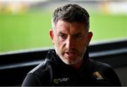 30 June 2025; Kilkenny manager Derek Lyng is interviewed during a Kilkenny Hurling Media Conference at UPMC Nowlan Park in Kilkenny ahead of the GAA Hurling All-Ireland Senior Championship Semi-Final match Kilkenny and Tipperary at Croke Park in Dublin. Photo by Piaras Ó Mídheach/Sportsfile