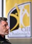 30 June 2025; Kilkenny manager Derek Lyng is interviewed during a Kilkenny Hurling Media Conference at UPMC Nowlan Park in Kilkenny ahead of the GAA Hurling All-Ireland Senior Championship Semi-Final match Kilkenny and Tipperary at Croke Park in Dublin. Photo by Piaras Ó Mídheach/Sportsfile