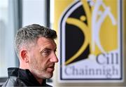 30 June 2025; Kilkenny manager Derek Lyng is interviewed during a Kilkenny Hurling Media Conference at UPMC Nowlan Park in Kilkenny ahead of the GAA Hurling All-Ireland Senior Championship Semi-Final match Kilkenny and Tipperary at Croke Park in Dublin. Photo by Piaras Ó Mídheach/Sportsfile