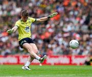 29 June 2025; Meath goalkeeper Billy Hogan during the GAA Football All-Ireland Senior Championship quarter-final match between Meath and Galway at Croke Park in Dublin. Photo by Ray McManus/Sportsfile