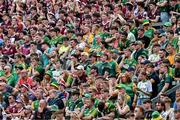 29 June 2025; Galway and Meath supporters on Hill 16 during the GAA Football All-Ireland Senior Championship quarter-final match between Meath and Galway at Croke Park in Dublin. Photo by Ray McManus/Sportsfile