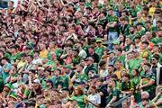 29 June 2025; Galway and Meath supporters on Hill 16 during the GAA Football All-Ireland Senior Championship quarter-final match between Meath and Galway at Croke Park in Dublin. Photo by Ray McManus/Sportsfile