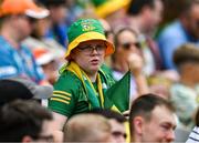 29 June 2025; A Meath supporter during the GAA Football All-Ireland Senior Championship quarter-final match between Meath and Galway at Croke Park in Dublin. Photo by Ray McManus/Sportsfile