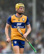 28 June 2025; Dara Kennedy of Clare during the Electric Ireland GAA Hurling All-Ireland Minor Championship final match between Waterford and Clare at FBD Semple Stadium in Thurles, Tipperary. Photo by Brendan Moran/Sportsfile
