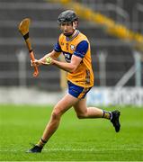 28 June 2025; Evan Crimmins of Clare during the Electric Ireland GAA Hurling All-Ireland Minor Championship final match between Waterford and Clare at FBD Semple Stadium in Thurles, Tipperary. Photo by Brendan Moran/Sportsfile