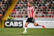 27 June 2025; Kevin Holt of Derry City during the SSE Airtricity Men's Premier Division match between Derry City and Drogheda United at The Ryan McBride Brandywell Stadium in Derry. Photo by Shauna Clinton/Sportsfile