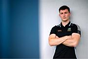30 June 2025; Tipperary hurler Craig Morgan poses for a portrait during a Tipperary Hurling Media Conference at Horse & Jockey Hotel in Tipperary ahead of the GAA Hurling All-Ireland Senior Championship Semi-Final match Kilkenny and Tipperary at Croke Park in Dublin. Photo by Piaras Ó Mídheach/Sportsfile