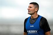 22 June 2025; Kerry manager Wayne Quillinan during the Electric Ireland GAA Football All-Ireland Minor Championship semi-final match between Kerry and Mayo at Zimmer Biomet Páirc Chíosóg in Ennis, Clare. Photo by Brendan Moran/Sportsfile