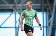 1 July 2025; Jamie Osborne during Ireland rugby squad training at the IRFU High Performance Centre at the Sport Ireland Campus in Dublin. Photo by Ramsey Cardy/Sportsfile
