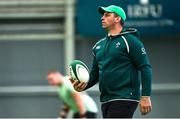 1 July 2025; Assistant coach Denis Leamy during Ireland rugby squad training at the IRFU High Performance Centre at the Sport Ireland Campus in Dublin. Photo by Ramsey Cardy/Sportsfile