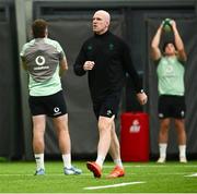 1 July 2025; Head coach Paul O'Connell during Ireland rugby squad training at the IRFU High Performance Centre at the Sport Ireland Campus in Dublin. Photo by Ramsey Cardy/Sportsfile