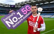 1 July 2025; eir has reached a major milestone in its network transformation, securing Ireland's No.1 5G Network Availability award for the fifth year in a row. As the first operator to launch 5G at Croke Park in 2020, eir continues to enhance the matchday experience for fans and players alike. Known as the fastest field sport in the world, hurling is a fitting match for eir’s ultra-fast fibre and 5G networks – now bringing faster speeds, stronger connections, and better coverage to communities across Ireland. Pictured at the announcement eir Hurling ambassador Shane Kingston of Cork. Photo by Brendan Moran/Sportsfile