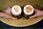 3 July 2025; Guinness Announced as Official Beer Partner of the Aer Lingus College Football Classic. Photo by Ramsey Cardy/Sportsfile