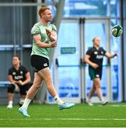 1 July 2025; Ciaran Frawley during Ireland rugby squad training at the IRFU High Performance Centre at the Sport Ireland Campus in Dublin. Photo by Ramsey Cardy/Sportsfile