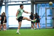 1 July 2025; Calvin Nash during Ireland rugby squad training at the IRFU High Performance Centre at the Sport Ireland Campus in Dublin. Photo by Ramsey Cardy/Sportsfile