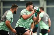 1 July 2025; Thomas Clarkson during Ireland rugby squad training at the IRFU High Performance Centre at the Sport Ireland Campus in Dublin. Photo by Ramsey Cardy/Sportsfile
