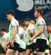 1 July 2025; Jack Crowley during Ireland rugby squad training at the IRFU High Performance Centre at the Sport Ireland Campus in Dublin. Photo by Ramsey Cardy/Sportsfile