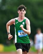 21 June 2025; Evan Walshe of Kilkenny CBS, representing Leinster, competes in the boys 3000m walk during the 123.ie Irish Schools Athletics Association Tailteann Games at SETU Campus in Carlow. Photo by Sam Barnes/Sportsfile