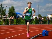 21 June 2025; Charlie O'Neill of Belvedere College, representing Leinster, leads the field in the boys 1500m during the 123.ie Irish Schools Athletics Association Tailteann Games at SETU Campus in Carlow. Photo by Sam Barnes/Sportsfile