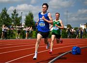 21 June 2025; Liam O'Driscoll of Bruce College Cork, representing Munster, competes in the boys 1500m during the 123.ie Irish Schools Athletics Association Tailteann Games at SETU Campus in Carlow. Photo by Sam Barnes/Sportsfile
