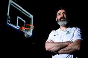 1 July 2025; Michael Bree is announced as the new Basketball Ireland senior men's head coach at the National Basketball Arena in Tallaght, Dublin. Photo by Shauna Clinton/Sportsfile