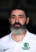 1 July 2025; Michael Bree is announced as the new Basketball Ireland senior men's head coach at the National Basketball Arena in Tallaght, Dublin. Photo by Shauna Clinton/Sportsfile