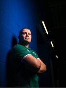 1 July 2025; Jack Boyle poses for a portrait during an Ireland rugby media conference at the IRFU High Performance Centre at the Sport Ireland Campus in Dublin. Photo by Ramsey Cardy/Sportsfile