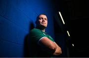 1 July 2025; Jack Boyle poses for a portrait during an Ireland rugby media conference at the IRFU High Performance Centre at the Sport Ireland Campus in Dublin. Photo by Ramsey Cardy/Sportsfile