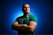 1 July 2025; Jack Boyle poses for a portrait during an Ireland rugby media conference at the IRFU High Performance Centre at the Sport Ireland Campus in Dublin. Photo by Ramsey Cardy/Sportsfile