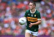 29 June 2025; Evan Looney of Kerry during the GAA Football All-Ireland Senior Championship quarter-final match between Armagh and Kerry at Croke Park in Dublin. Photo by Shauna Clinton/Sportsfile
