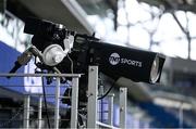 29 June 2025; A TNT Sports branded television camera during the women's international friendly match between the USA and Republic of Ireland at TQL Stadium in Cincinnati, Ohio, USA. Photo by Stephen McCarthy/Sportsfile