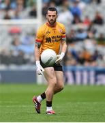 28 June 2025; Tyrone goalkeeper Niall Morgan during the GAA Football All-Ireland Senior Championship quarter-final match between Dublin and Tyrone at Croke Park in Dublin. Photo by David Fitzgerald/Sportsfile
